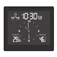 thumbnail image 1 of Reloj de pared digital LCD Impermeable Ducha Baño Temporizador Alarma Temperatura Medidor de humedad, Negro Scienceny  HA002356-01B, 1 of 6