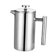 thumbnail image 4 of Cafetera de prensa francesa, tetera para espresso, resistente al calor, regalo de cumpleaños, cafetera versátil de acero inoxidable para cafetería 1000 ml, 4 of 8