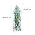 thumbnail image 3 of Dreamcatcher Woven Home Decor Christmas Tree Shape Pendant Fake Wall Decor With Lights Home Ornaments, 3 of 9
