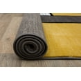 World Rug Gallery Contemporary Modern Boxes Area Rug or Runner
