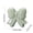 Green, variant on Ceramic Bow-Shaped Flower Vase - Decorative Floral Arrangement Vase for Home Living Room Table and Interior Decoration