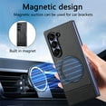 thumbnail image 5 of Decase Case for Samsung Galaxy Z Fold 4, Shockproof Magnetic Leather Phone Case,Black, 5 of 8