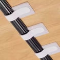 thumbnail image 4 of Under $10 Cable Organizer Adhesive, Wire Management Ties, 20 Pcs Cable Organizer, Adhesive Back Wire Management Ties for Desktop Computer, Network Cables, Data Cord Storage, Christmas Gifts, 4 of 6