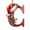 C, variant on HomeDM 26 Letter Christmas Ornaments for Xmas Tree Decorations - Hanging Acrylic Pendants for Wreaths Rustic Farmhouse Home Decor (K)
