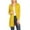 Yellow, variant on Women's Long Sleeves Relexed Fit Open Front Side Pockets Solid Cardigan