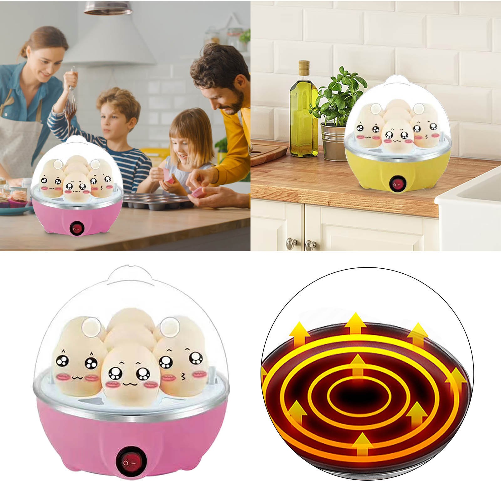 DBYLXMN Functional Egg Steamer Egg Cooker Layer Home Cooking Egg ...