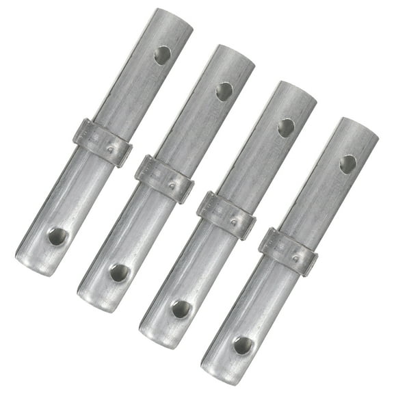 Scaffolding Coupler Pins for Heavy Duty Use Steel Construction Silver Color 4pcs