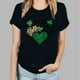 thumbnail image 2 of Camisetas de Manga Corta para las Mujeres de Moda Imprimir Cuello Redondo Camiseta, Mezcla de Poliéster Ligero para Primavera Verano Otoño, 2 of 8