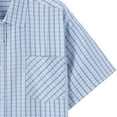 thumbnail image 6 of UQJfacai Mens Gingham Short Sleeve Button Down Shirt Cotton Regular Fit Casual Collared Plaid Dress Shirts with Pocket S-3XL, 6 of 6