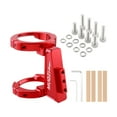 thumbnail image 1 of DYNWAVECA Adjustable Clamp Bike Front Bag Holder Adapter Folding Bike Front Mount Easy Installation Folding Bikes Fronts Rack Adapter Red, 1 of 10