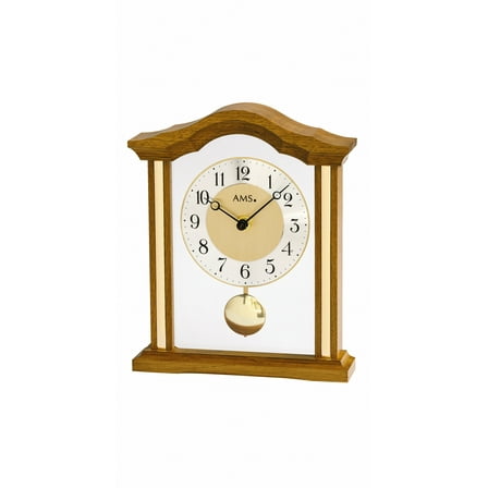 Mantel-clock with quartz movement from AMS