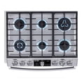 thumbnail image 2 of Estufa Mabe Piso 76 cm Inox C/Display y Grill Eléctrico EMH7613DATSS0, 2 of 4