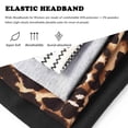 thumbnail image 3 of Wide Headbands Women Non Slip Knotted Turban Headband Boho Elastic Leopard Hairbands Workout Running Yoga Hair Scarfs Bohemian Head Wraps Fashion Hair Accessories, 3 of 4