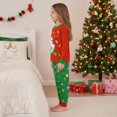 thumbnail image 4 of Aideaone Toddler Girls Christmas Pajama Set 2 Piece Long Sleeve Sleepwear 2 to 8 Years, 4 of 7
