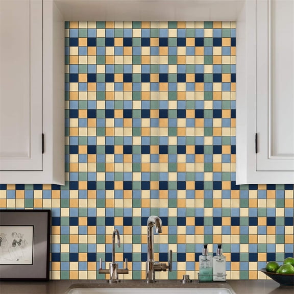 Pompotops Clearance Sales DIY Self Adhesive Wall Tile Sticker Vinyl Home Kitchen Decoration