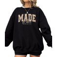 thumbnail image 4 of Made for More Sweatshirt for Women - Faith Inspirational Crewneck Religious Gift Black Sweatshirt Adult X-Large, 4 of 7