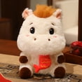 thumbnail image 3 of Chinese Zodiac Horse Plushes Doll, Lunar New Year Stuffed Horse Plushes Toy, New Year Gift for Your Family And Friend, 3 of 6