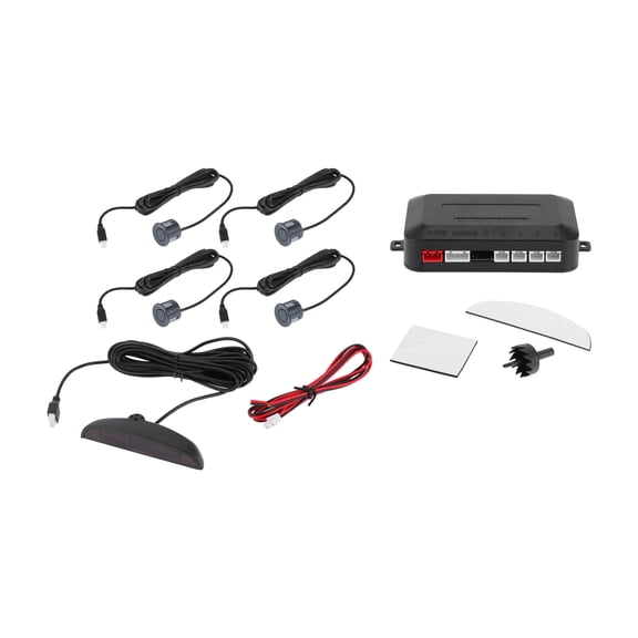 Unique Bargains Reverse Backup Radar System Reverse Parking Sensors Rear 4 Parking Sensor