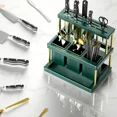 thumbnail image 7 of Modern Kitchen Cutlery Holder Spoon Fork Chopstick Storage Rack Utensils Organizer Kitchen Multifunction Countertop Drain Rack, 7 of 7