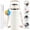 Beige, variant on 3-in-1 Insulated Water Bottle, 34oz Leakproof Stainless Steel Thermos with Straw & Spout Lid, 316 Stainless Steel Interior, Handle & Adjustable Strap for Work, Gym, Travel & Hot or Cold Drinks