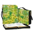 thumbnail image 3 of ZUXONGSY St.Patrick's Day Green Speckled Clover Print Leather Bible Case for Men Women Large Bible Protector with Shoulder Strap Lightweight Bible Accessories for Daily Use Christian Gift, -M, 3 of 7
