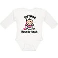thumbnail image 3 of Inktastic Future Field Hockey Player Baby Girl Girls Long Sleeve Baby Bodysuit, 3 of 5