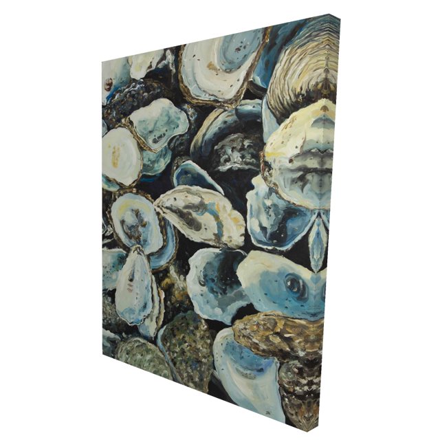 Oyster shells - Toile 36"x48 Pouces - Impression à la Demande