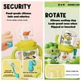 thumbnail image 3 of ST SoleMe.Tc Whale Fountain Sippy Cup with Straw, 10oz/300ml 360 Squirting, Spill Proof Weighted Water Bottle with Handles Adjustable Strap for Toddlers, Pink, 3 of 6