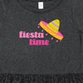 thumbnail image 4 of Inktastic Fiesta Pink Sombrero Girls Toddler Dress, 4 of 5