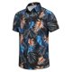 thumbnail image 3 of Camisa hawaiana con estampado floral 3D completo para hombre, camisas casuales de manga corta con botones tropicales, camisetas de playa para hombre, camiseta de talla grande, 3 of 5
