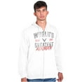 thumbnail image 3 of US Air Force World's Greatest Airman Men Big & Tall Zip Hoodie Brisco Brands 2X, 3 of 5