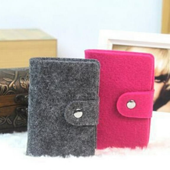 Worgeous 1Pack Small Card Wallet with 24 Slot Package for Travel and Daily Use