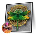 thumbnail image 2 of Pintura de diamante 5D DIY Taladro en forma especial parcial Mariposa Libélula FLhrweasw Nuevo, 2 of 9