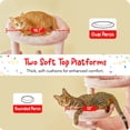 thumbnail image 5 of Furcato 77-Inch Cat Tree for Indoor Cats, Multi-Level Large Cat Tower with 4 Hammocks, 2 Padded Perches, Large Cat Condo, Pink, 5 of 8