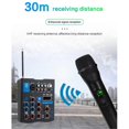 thumbnail image 3 of 5 Channel USB Audio Mixer with Wireless Microphone Studio Sound Mixer, 3 of 5