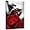 Red Lip, variant on ZHONGYUTONG Sexy Lips Canvas Wall Art Woman Lip Painting Abstract Lip Pictures Sexy Female Poster for Beauty Salon Decor Framed (12.00" x 18.00")
