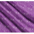 thumbnail image 3 of Soimoi Purple Cotton Poplin Fabric Artistic Flower Mandala Printed Fabric 1 Yard 56 Inch Wide, 3 of 7