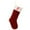 B, variant on LanSuare Christmas Stockings with Initials, 18" Large Embroidered Letter Knit Christmas Stocking for Family Holiday Decorations, Xmas Tree Fireplace, Candy Gift Bag, Red-White(Initials S)