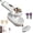 White, variant on Mini Steam Iron Handheld, Crisp Clothes in Minutes, Rotatable Handle Portable Garment Steamer No Board Needed, Wet & Dry, 20s Heat Up, Flat Ironing & Vertical Steaming for Home Business Travel(White)