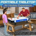 thumbnail image 2 of SereneLife 40"Air Hockey Game Tabletop, w/Fastest Game Play Upgraded 110v Motor, Built-in Score Tracker & Puck Dispenser, Accessories, 2 of 7