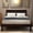 Brown, variant on Leumius King Size Platform Bed Frame with Headboard, Wood Slat Support, No Box Spring Needed for Bedroom Guest Room White