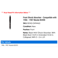 thumbnail image 2 of Front Shock Absorber - Compatible with 1986 - 1987 Mazda B2000, 2 of 2