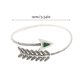 thumbnail image 5 of Minnieouse Pulseras de brazo Brazaletes de apertura de aleación de zinc Brazalete Joyas Cumpleaños Ropa, zapatos y accesorios Miscelánea Antikes Silber Minnieouse AP011525-02, 5 of 6