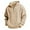 Beige, variant on Posijego Boys Half Zip Sweatshirt Casual Hooded Solid Color Lightweight Pullover Hoodie Pocket Sweatshirts