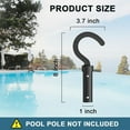 thumbnail image 5 of Robotic Pool Cleaner Hook | Universal Replacement Accessory for Automatic Pool Vacuum Robots | Plastic Coupling Mechanism | Easy Retrieval Underwater | Fits Most Models | 1 Pack, 5 of 9