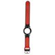 thumbnail image 1 of Funda de correa de reloj para localizador IOS 2021, correa de reloj de silicona suave multifuncional para niños, ancianos, personas mayores, negro y rojo, 1 of 8