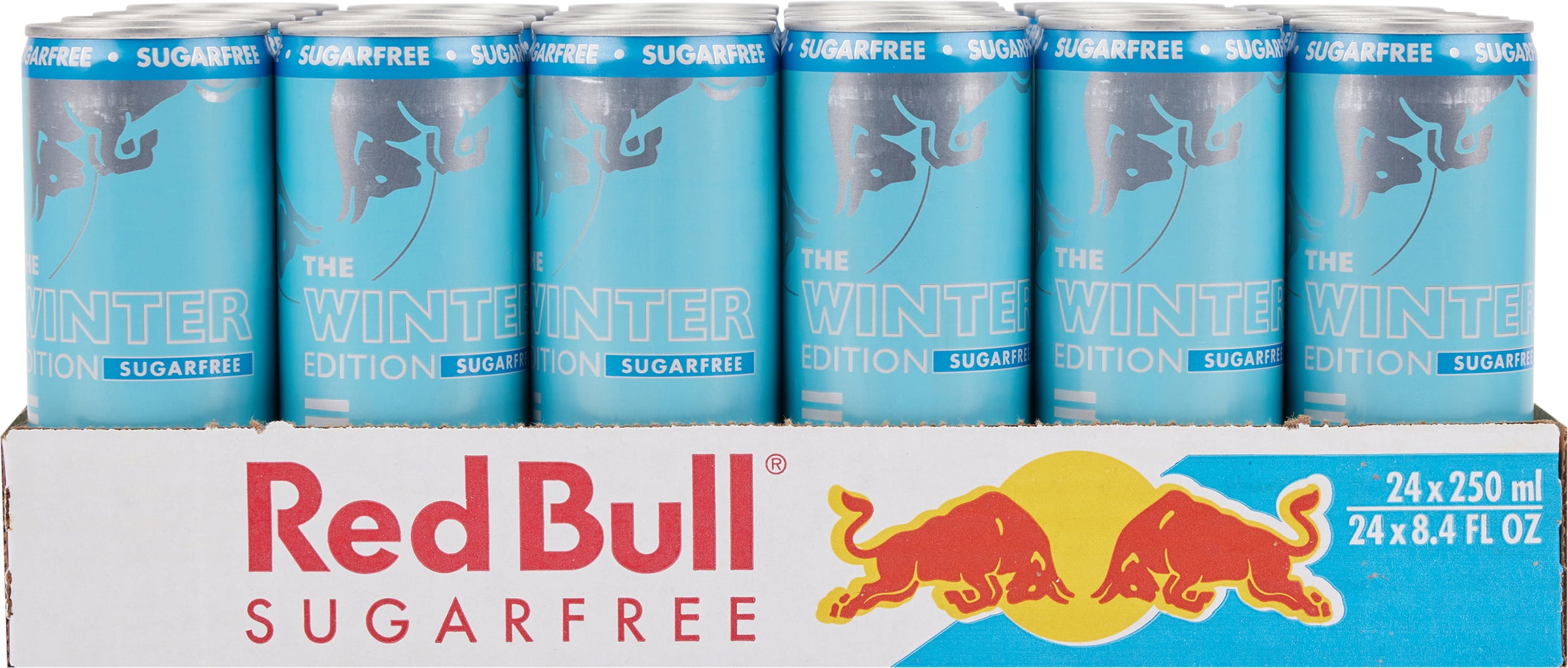 Red Bull Winter Edition Sugar Free Energy Drink, Iced