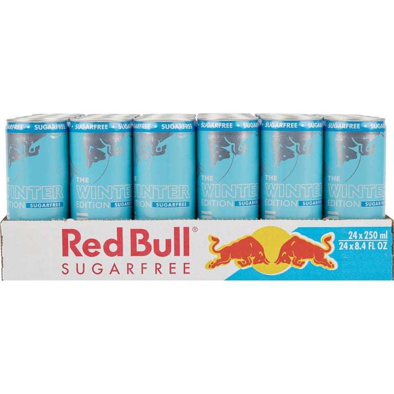 Red Bull Winter Edition Sugar Free Energy Drink, Iced