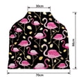 thumbnail image 2 of PKQWTM pink flamingos black Nursing Cover Baby Breastfeeding Infant Feeding Cover Baby Car Seat Cover, 2 of 2