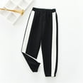 thumbnail image 2 of LWNYDPLSD Sweat Pants for Boys 10-12 Uniform Pants Joggers Pants Size 10 12 Red Sweat Boys Tear Away Basketball Pants Boys Clothes 12-14 Years Old, Black 2-3 Years, 2 of 4